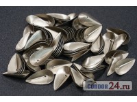 Чешуйки CR303 Щит грань, 17 х 9 мм., никель, 500 шт.
